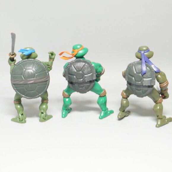 Vintage Ninja Turtles Figure Bundle Leonardo Donatello Michelangelo - Picture 4 of 4